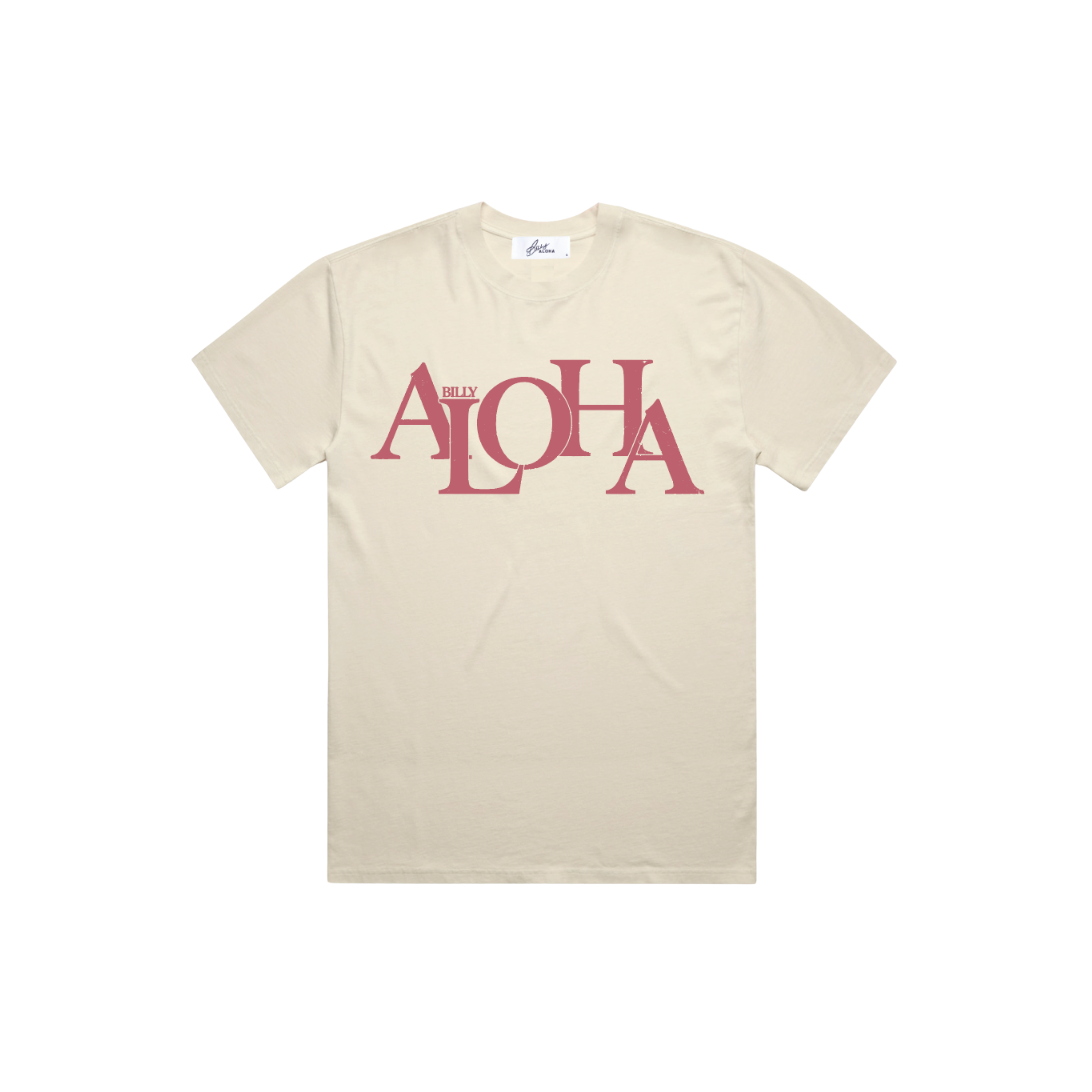 ALOHA SHIFT HEAVY TEE - ECRU – Billy Aloha