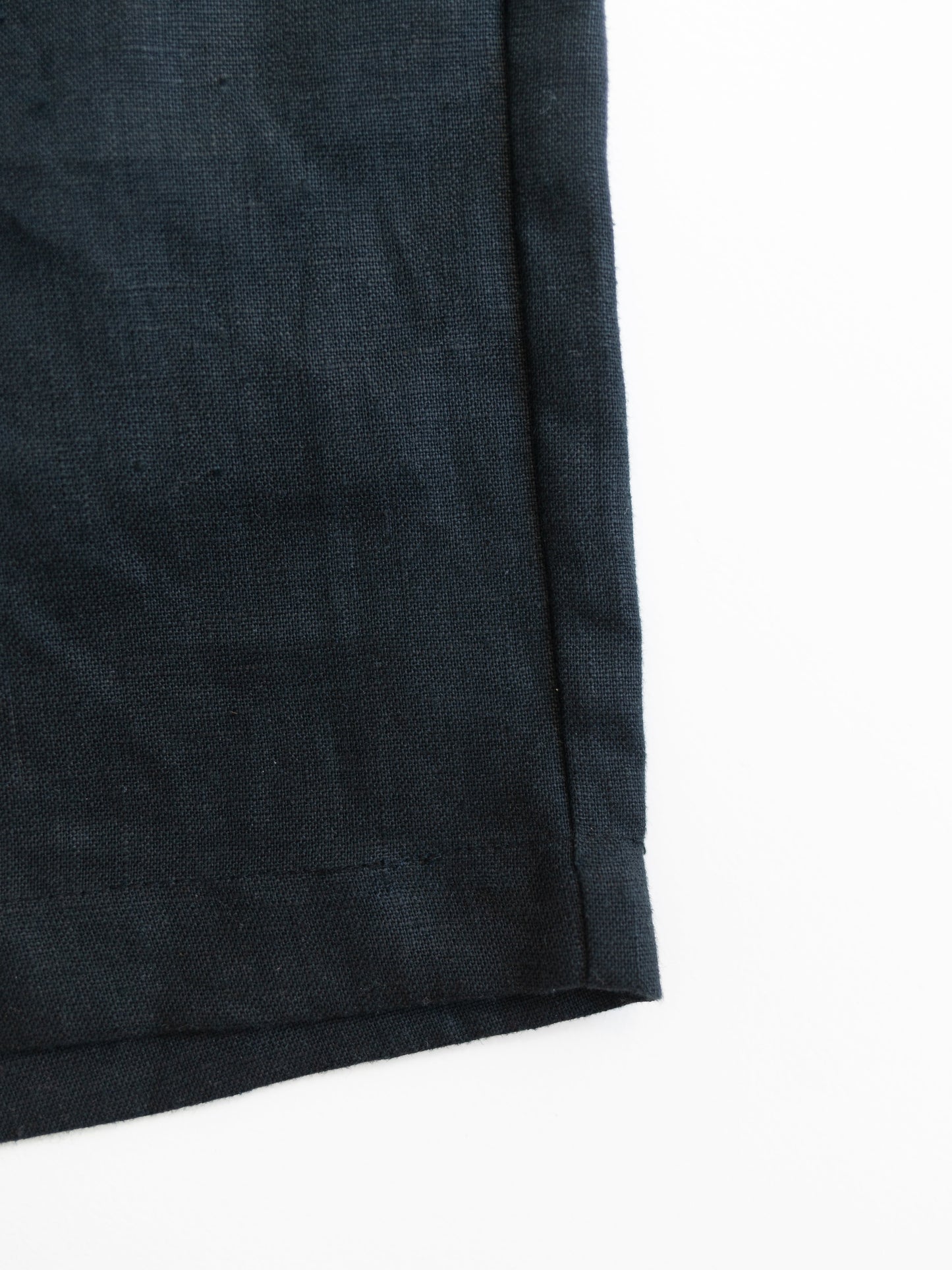 Mens Hawaii Resort Wear - Billy Aloha Linen Lounge Shorts - Black 7