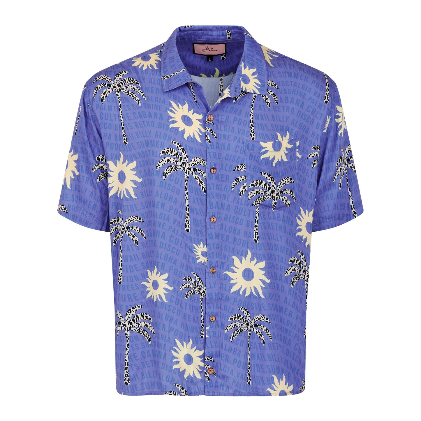 Mens Hawaii Resort Wear - Billy Aloha Mantra Shirt 1