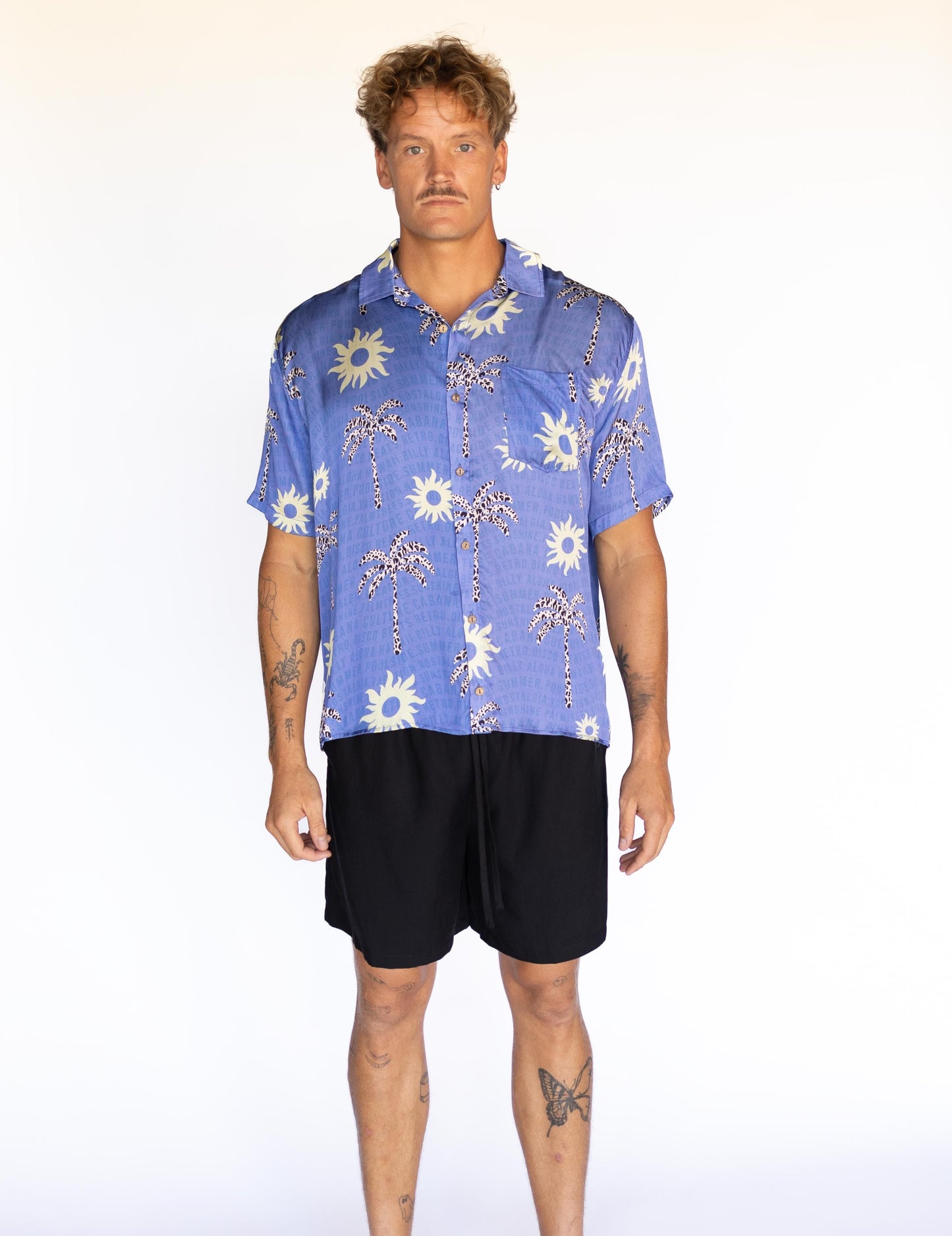Mens Hawaii Resort Wear - Billy Aloha Mantra Shirt 2