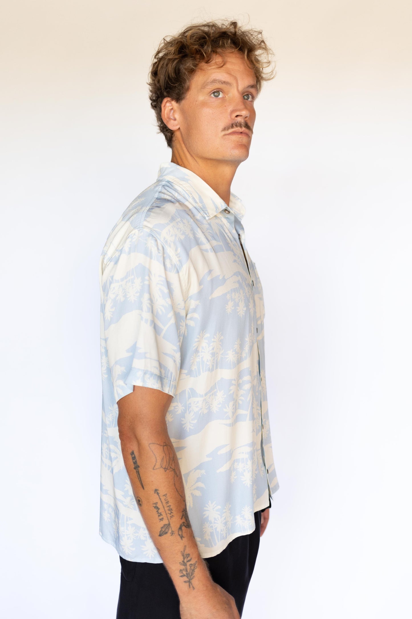 Mens Hawaii Resort Wear - Billy Aloha Reflections Shirt 4
