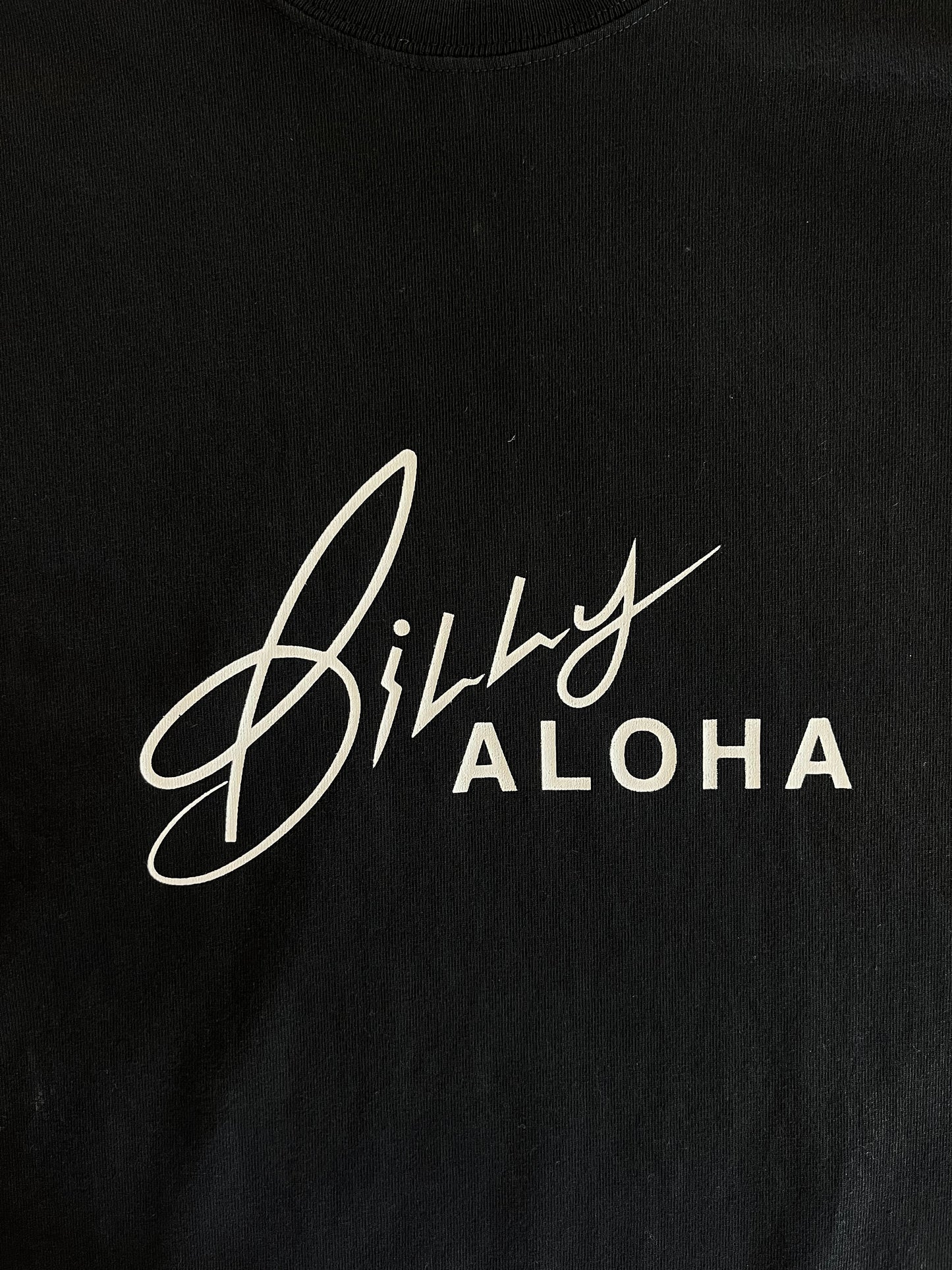 Heavy Faded Logo Tee - Black
