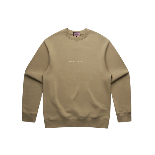 Mini Logo Lux Fleece Sweater - Sand