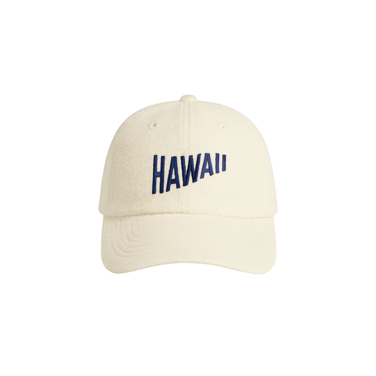Hawaii Swell Terry Dad Cap - Off White