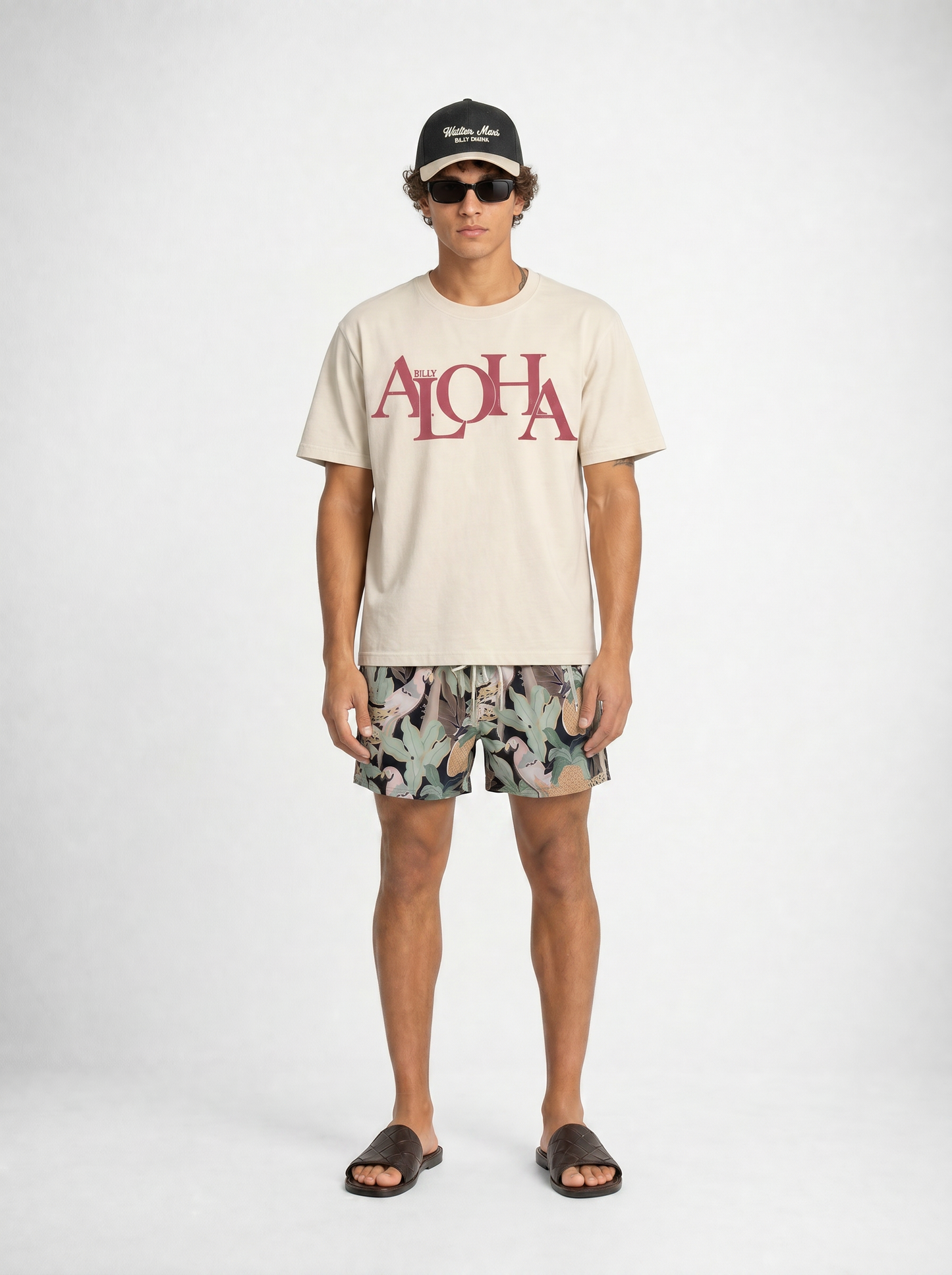 ALOHA SHIFT HEAVY TEE - ECRU