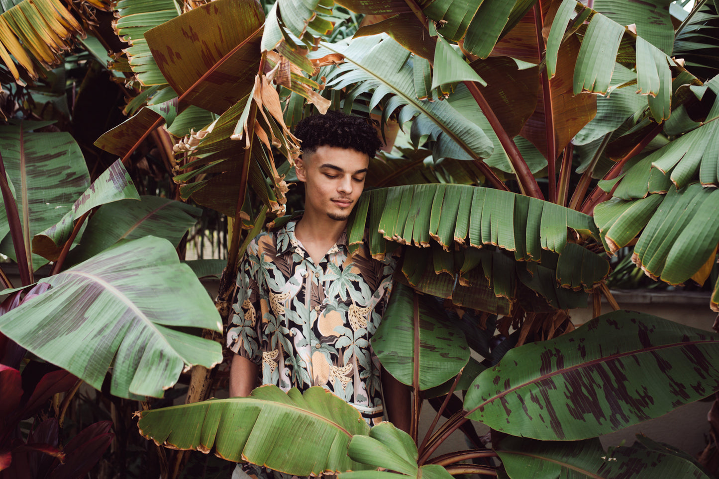 BILLY ALOHA PARROT-DISE SHIRT