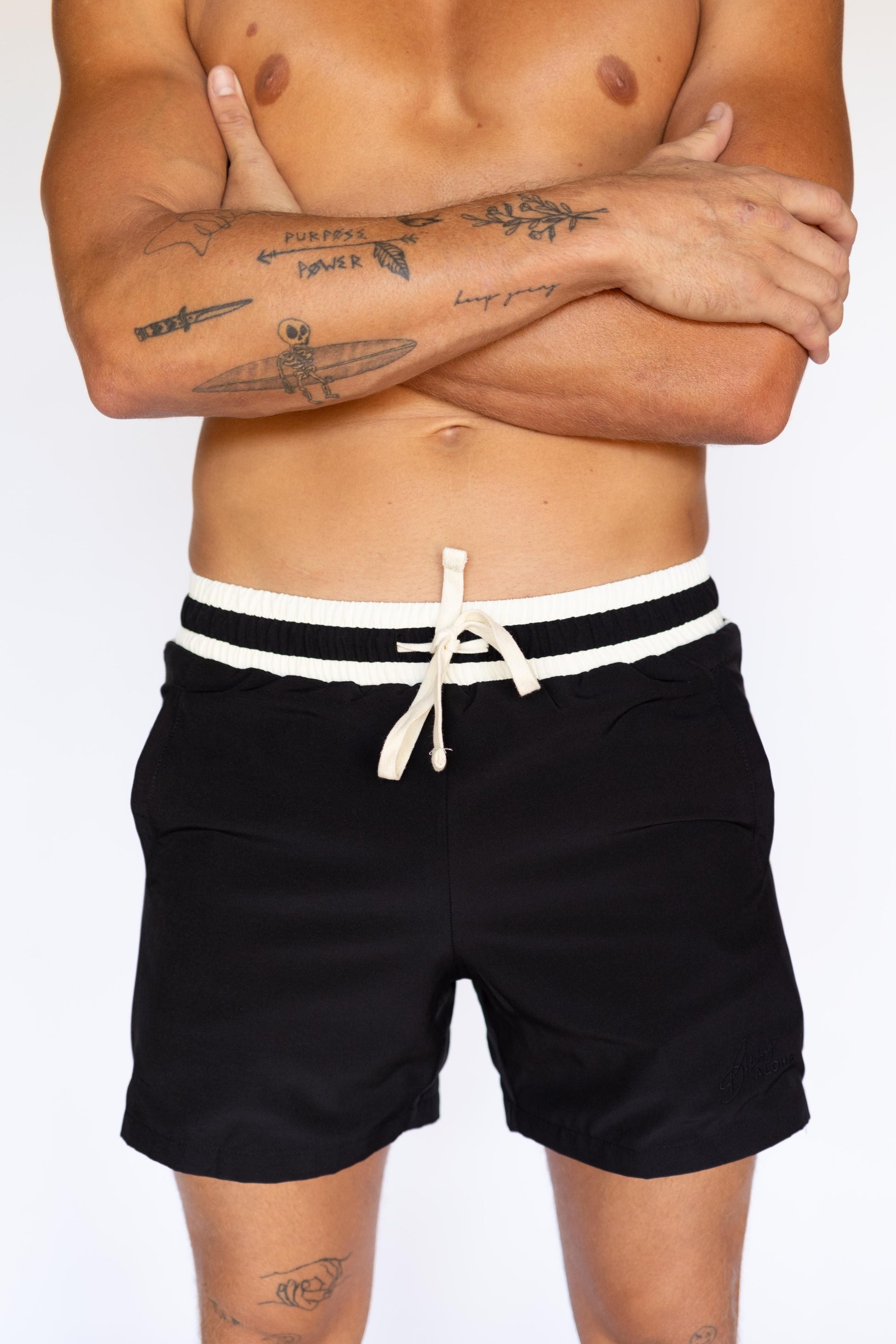 Mens Hawaii Resort Wear - Billy Aloha Axel Swim Trunk 4