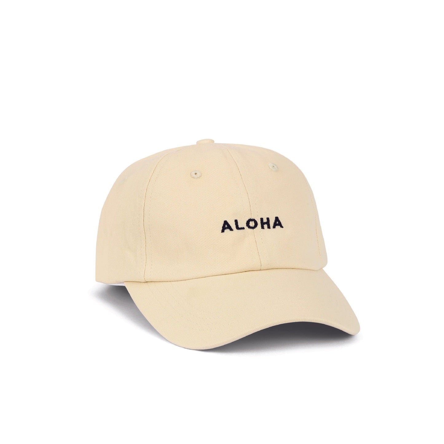 Mens Hawaii Resort Wear - Billy Aloha Mini Aloha Dad Cap- Off White 5