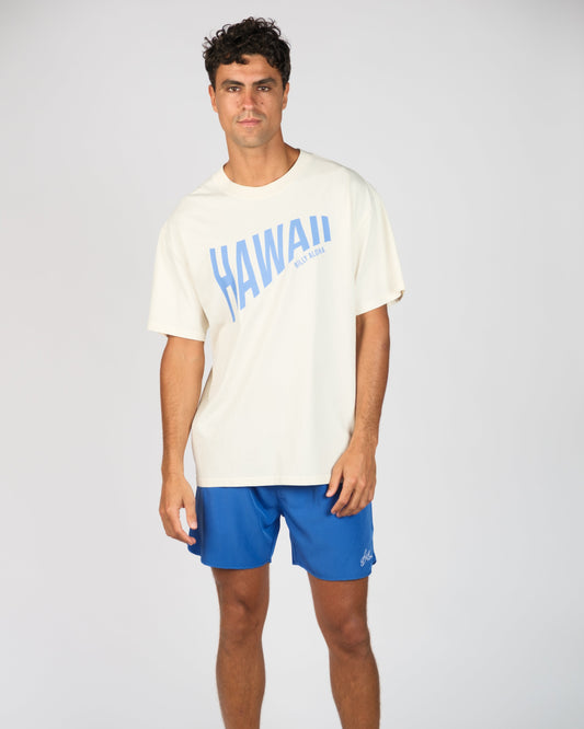 Hawaii Swell Tee - Ecru