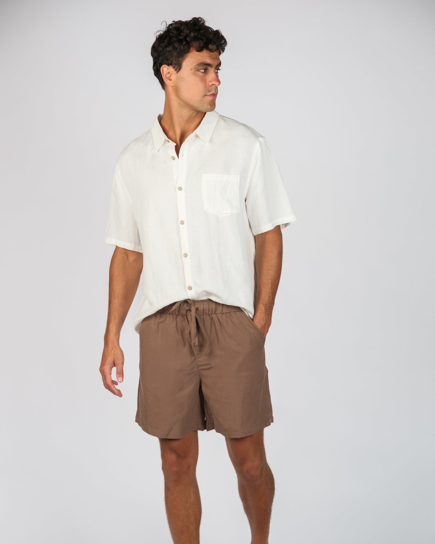 After Hours Linen Shirt - Cream