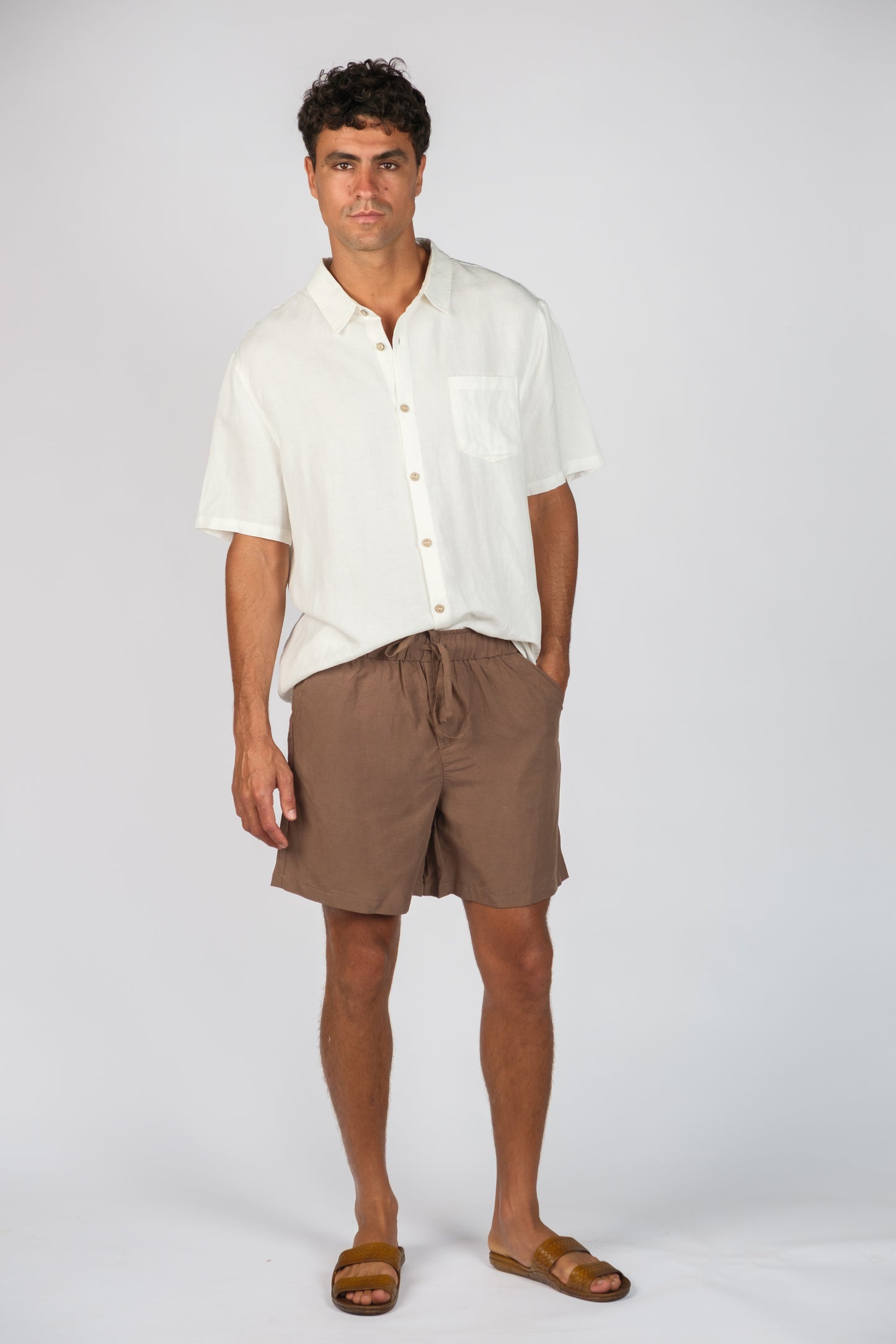 After Hours Linen Shirt - Cream