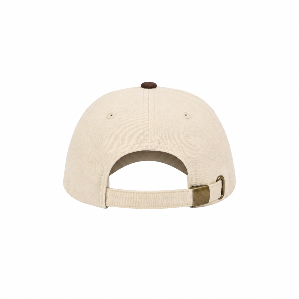 Vintage Hawaii Baseball Cap - Off White and Brown