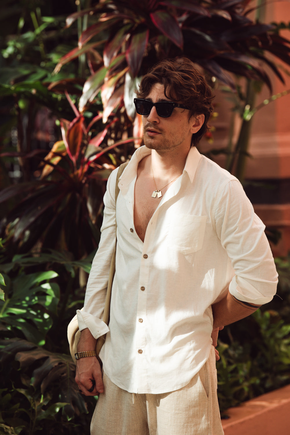ROAMER STRETCH SHIRT - WHITE