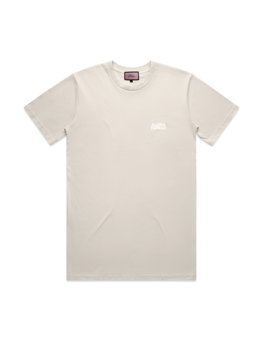Stacked Aloha Tee - Bone