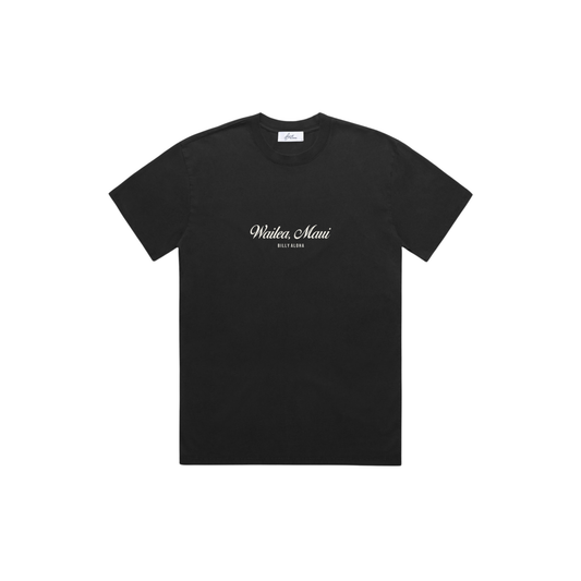 Wailea Maui Tee - Faded Black