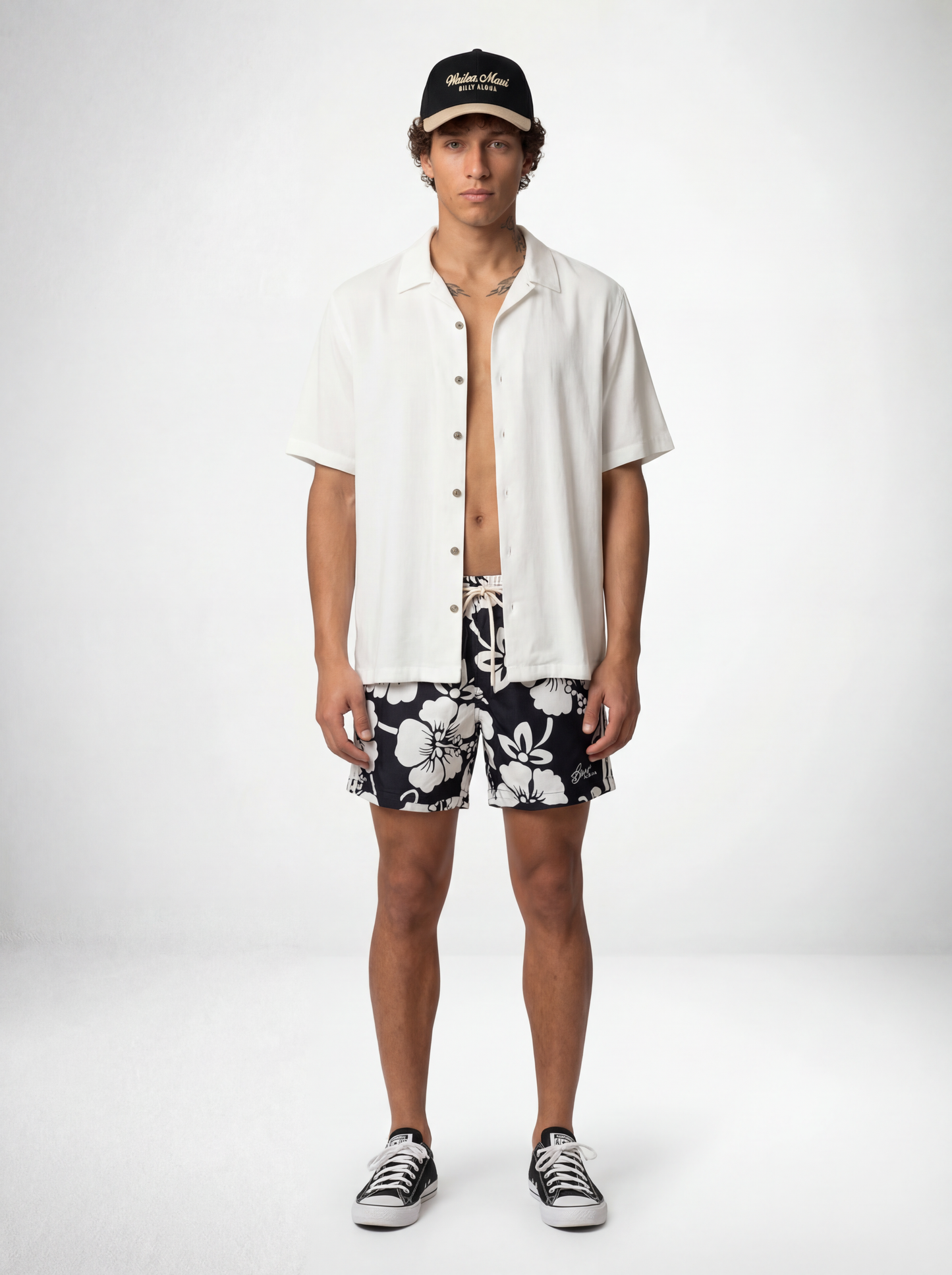 ESCAPIST STRETCH LINEN SHIRT -  WHITE