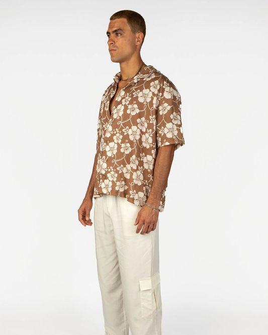 Heritage Shirt - Brown/White