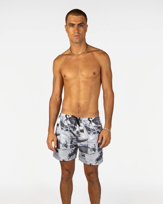 Reckless Trunk - Grey and Blue