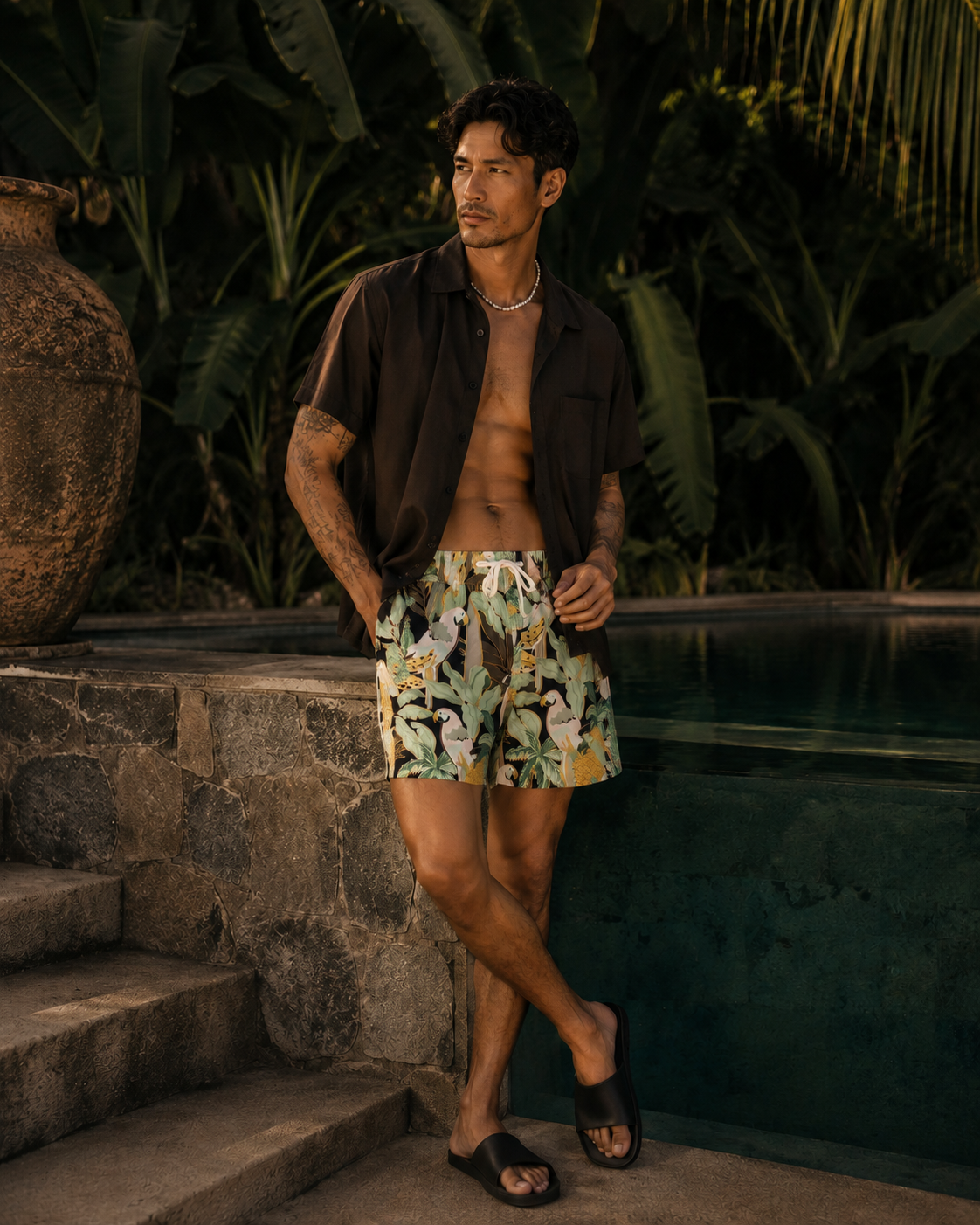 parrotdise swim trunk lifestyle 2
